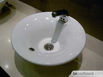 The automatic tap.