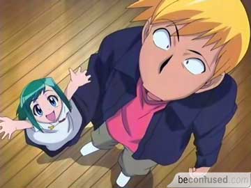Midori appears on Seiji's hand.