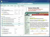 Interface of Windows Live Search.