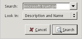 Search for Microsoft TrueType.