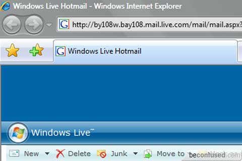 My Windows Live Hotmail icon somehow turned into Gmail.