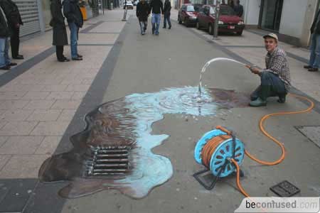 What a waste of water!
