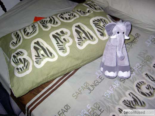 Just thought that my plush elephant might just fit in for a cameo.